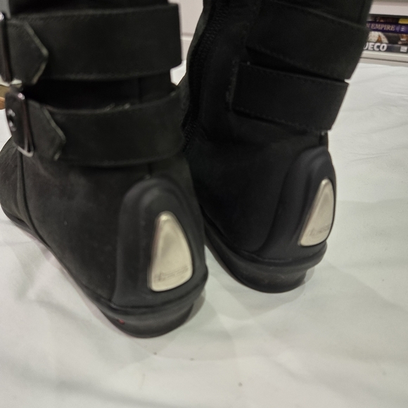 Icon Sacred Black Leather Motorcycle Riding Boot Size Womens 5 - Picture 6 of 8